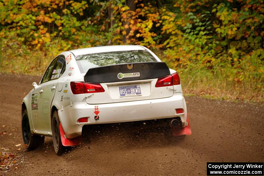 Michael Eckstein / Dylan Whittaker Lexus IS350 on SS2, Bob Lake I.