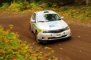 Sam Jacques / Trevor LaCombe Subaru Impreza on SS2, Bob Lake I.