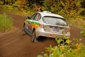 Sam Jacques / Trevor LaCombe Subaru Impreza on SS2, Bob Lake I.