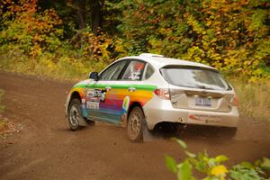 Sam Jacques / Trevor LaCombe Subaru Impreza on SS2, Bob Lake I.