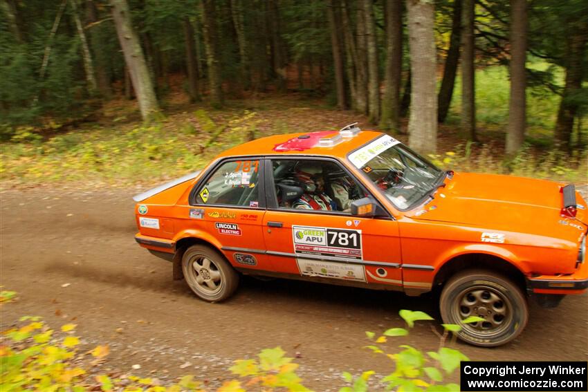 Kevin Brolin / Jim Spoth BMW 325i on SS2, Bob Lake I.