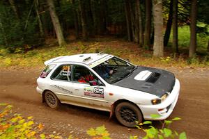 Aidan Hicks / John Hicks Subaru Impreza Wagon on SS2, Bob Lake I.