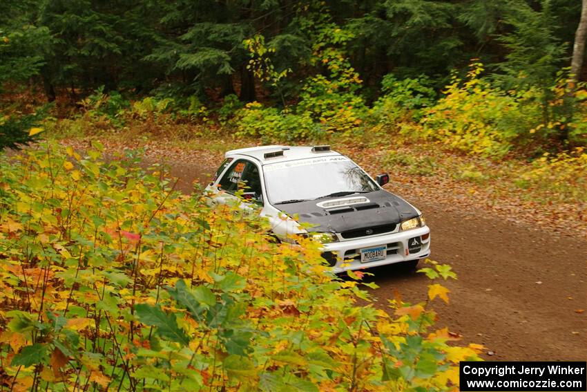 Aidan Hicks / John Hicks Subaru Impreza Wagon on SS2, Bob Lake I.