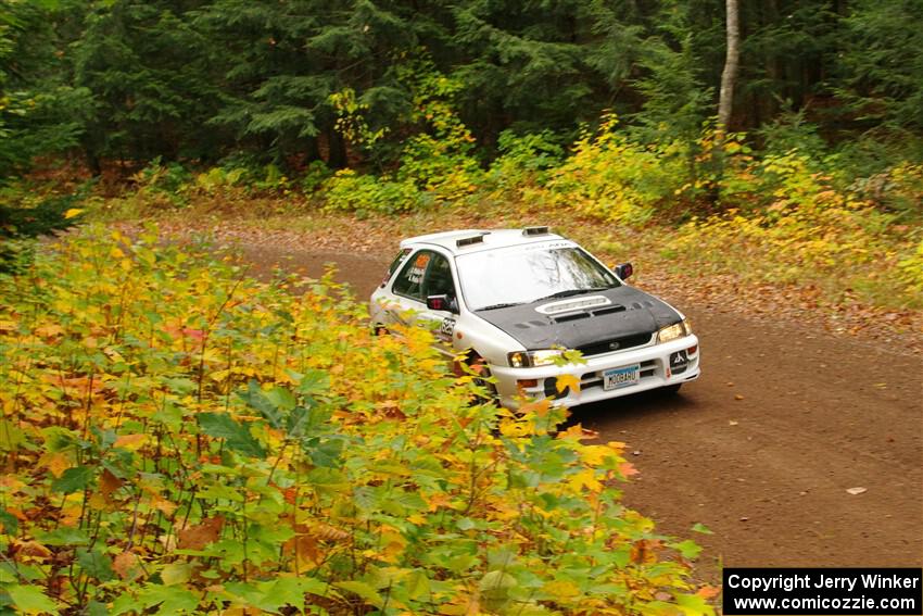 Aidan Hicks / John Hicks Subaru Impreza Wagon on SS2, Bob Lake I.