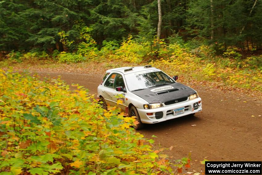 Aidan Hicks / John Hicks Subaru Impreza Wagon on SS2, Bob Lake I.