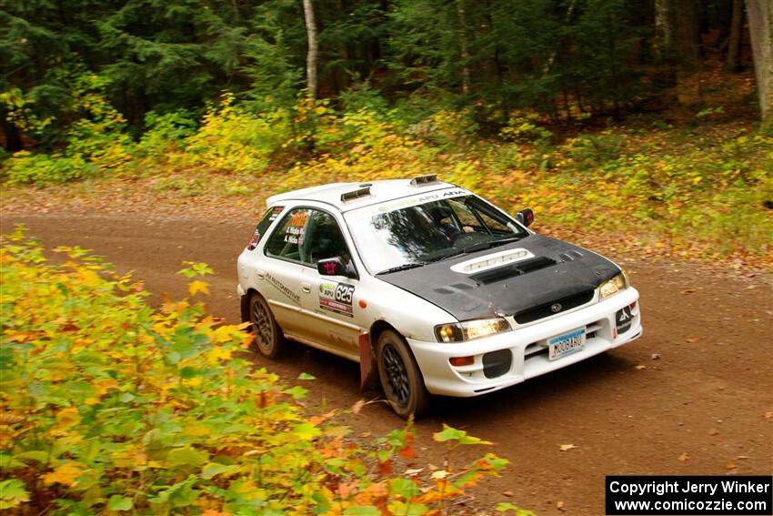 Aidan Hicks / John Hicks Subaru Impreza Wagon on SS2, Bob Lake I.