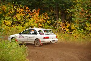 Aidan Hicks / John Hicks Subaru Impreza Wagon on SS2, Bob Lake I.