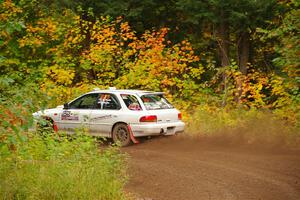 Aidan Hicks / John Hicks Subaru Impreza Wagon on SS2, Bob Lake I.