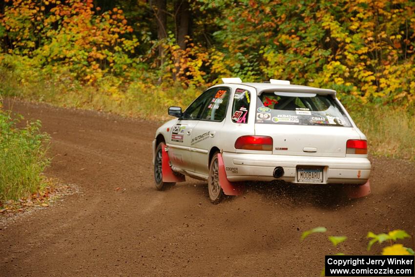 Aidan Hicks / John Hicks Subaru Impreza Wagon on SS2, Bob Lake I.