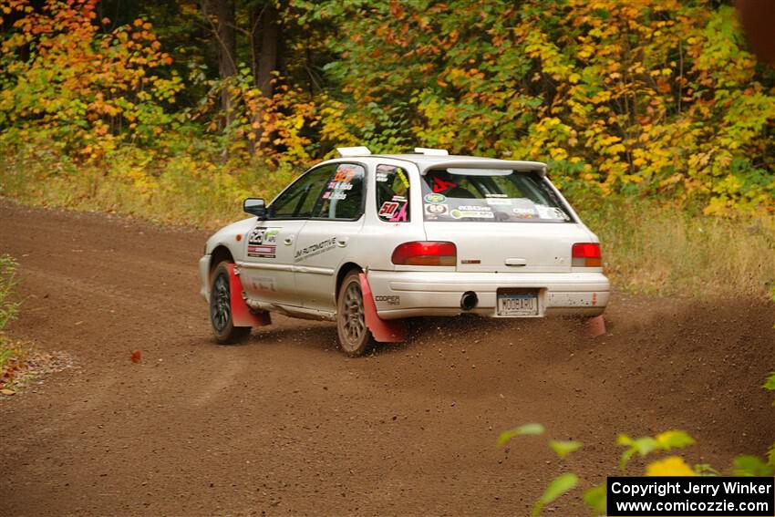 Aidan Hicks / John Hicks Subaru Impreza Wagon on SS2, Bob Lake I.