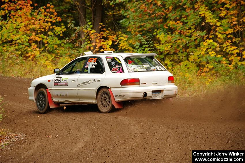 Aidan Hicks / John Hicks Subaru Impreza Wagon on SS2, Bob Lake I.