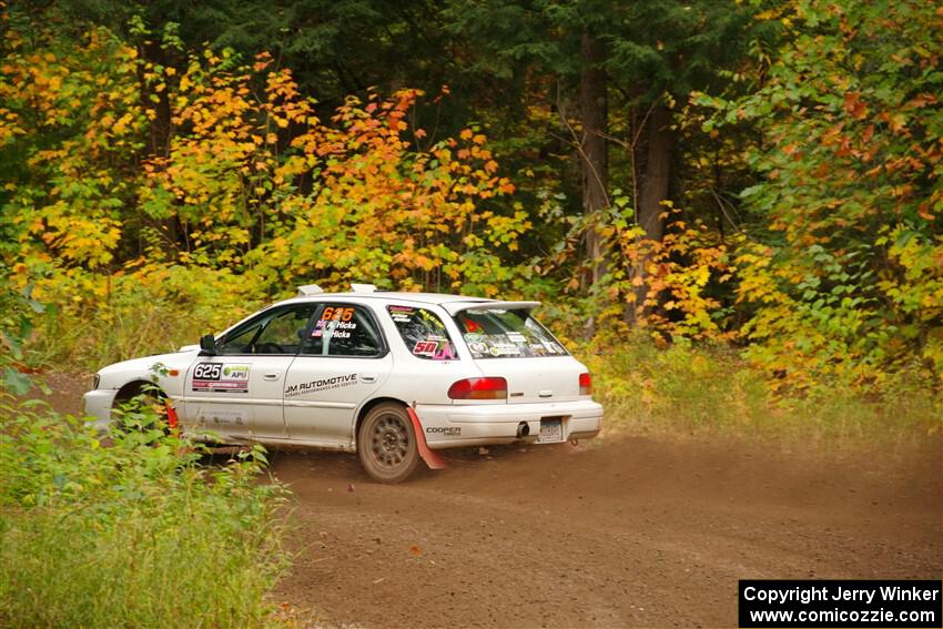 Aidan Hicks / John Hicks Subaru Impreza Wagon on SS2, Bob Lake I.