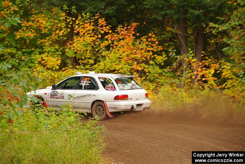 Aidan Hicks / John Hicks Subaru Impreza Wagon on SS2, Bob Lake I.