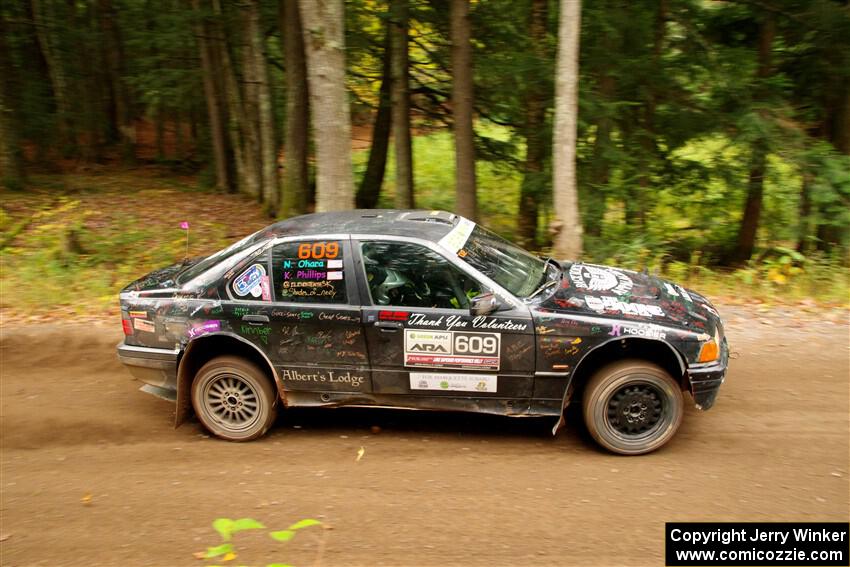 Keenan Phillips / Salina Melotti BMW 328i on SS2, Bob Lake I.