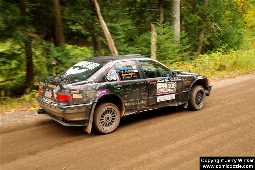 Keenan Phillips / Salina Melotti BMW 328i on SS2, Bob Lake I.