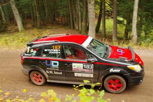 Doug Gekiere / Andrew Tuten Pontiac Vibe GT on SS2, Bob Lake I.