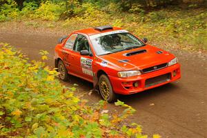 Travis Mattonen / Anikka Nykanen Subaru Impreza on SS2, Bob Lake I.