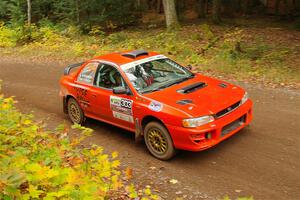 Travis Mattonen / Anikka Nykanen Subaru Impreza on SS2, Bob Lake I.