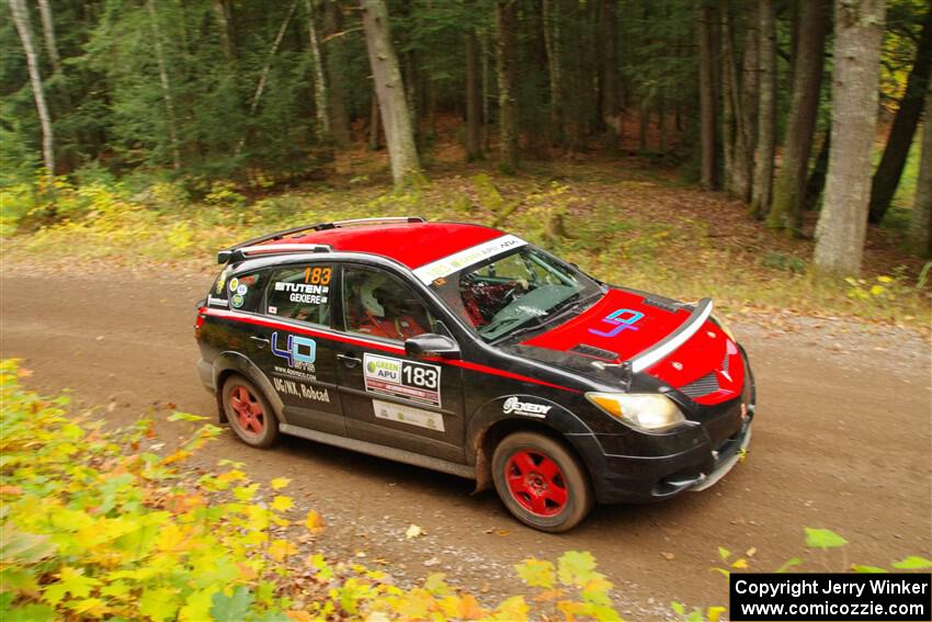 Doug Gekiere / Andrew Tuten Pontiac Vibe GT on SS2, Bob Lake I.