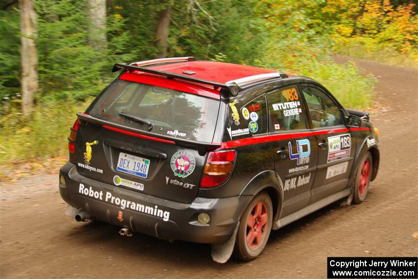 Doug Gekiere / Andrew Tuten Pontiac Vibe GT on SS2, Bob Lake I.