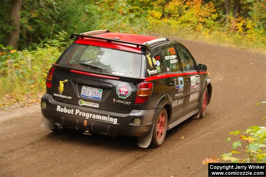 Doug Gekiere / Andrew Tuten Pontiac Vibe GT on SS2, Bob Lake I.