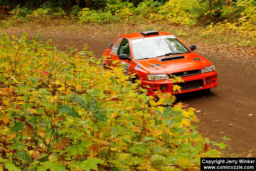 Travis Mattonen / Anikka Nykanen Subaru Impreza on SS2, Bob Lake I.