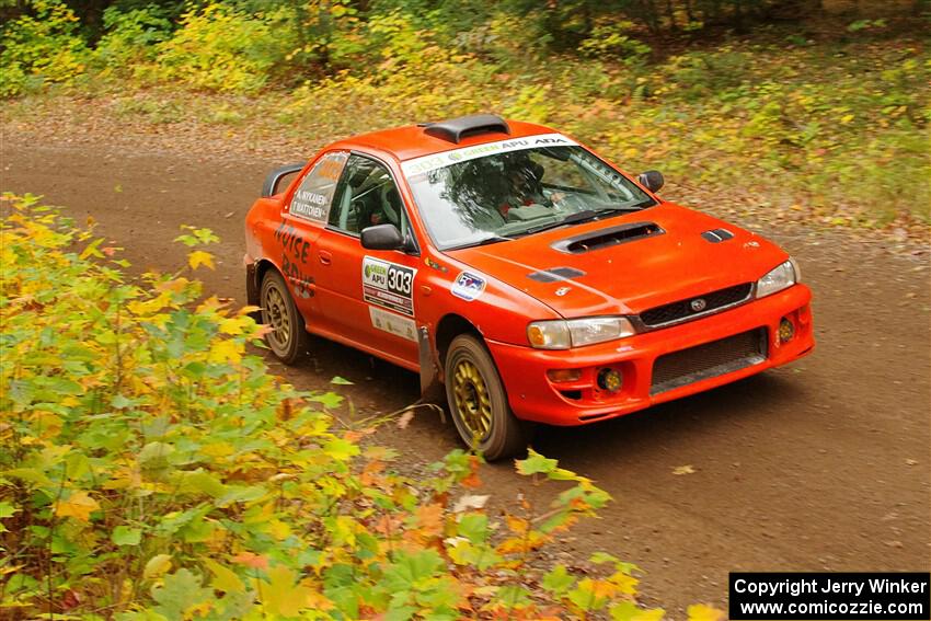 Travis Mattonen / Anikka Nykanen Subaru Impreza on SS2, Bob Lake I.