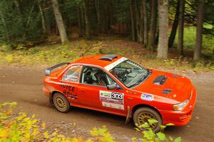 Travis Mattonen / Anikka Nykanen Subaru Impreza on SS2, Bob Lake I.