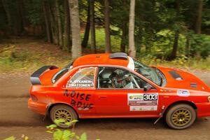 Travis Mattonen / Anikka Nykanen Subaru Impreza on SS2, Bob Lake I.