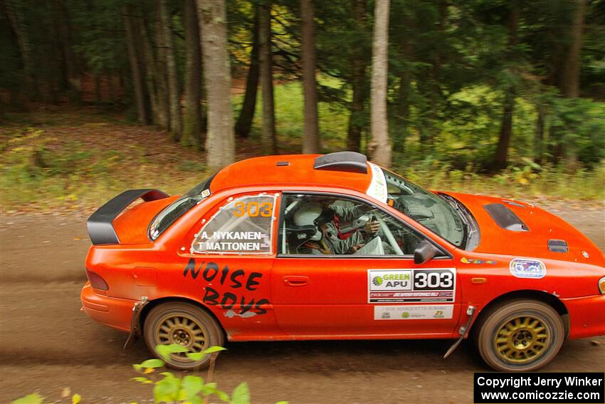 Travis Mattonen / Anikka Nykanen Subaru Impreza on SS2, Bob Lake I.