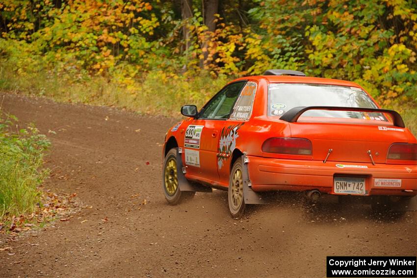 Travis Mattonen / Anikka Nykanen Subaru Impreza on SS2, Bob Lake I.