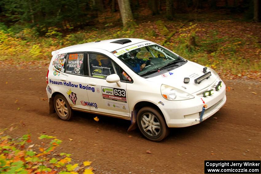 Nick Bukky / Emmons Hathaway Honda Fit on SS2, Bob Lake I.