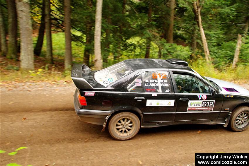 Matt Nykanen / Lars Anderson BMW 328i on SS2, Bob Lake I.