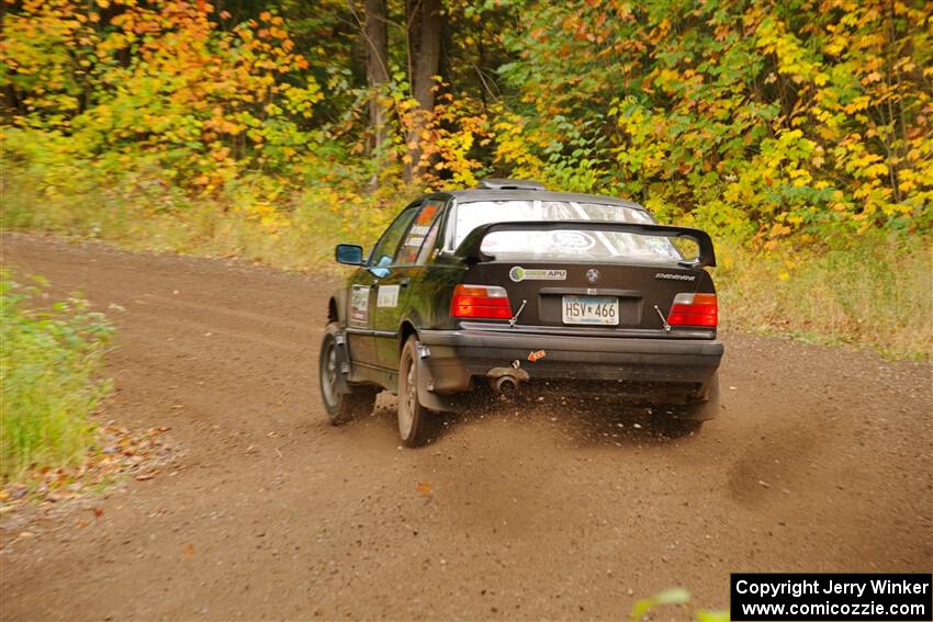 Matt Nykanen / Lars Anderson BMW 328i on SS2, Bob Lake I.