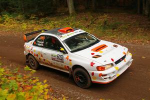 Richard Donovan / Greg Donovan Subaru Impreza on SS2, Bob Lake I.