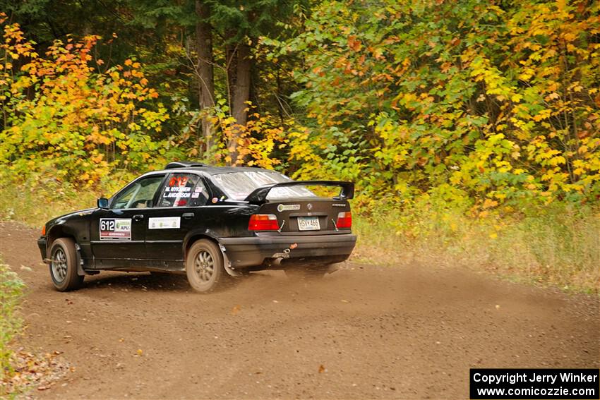 Matt Nykanen / Lars Anderson BMW 328i on SS2, Bob Lake I.