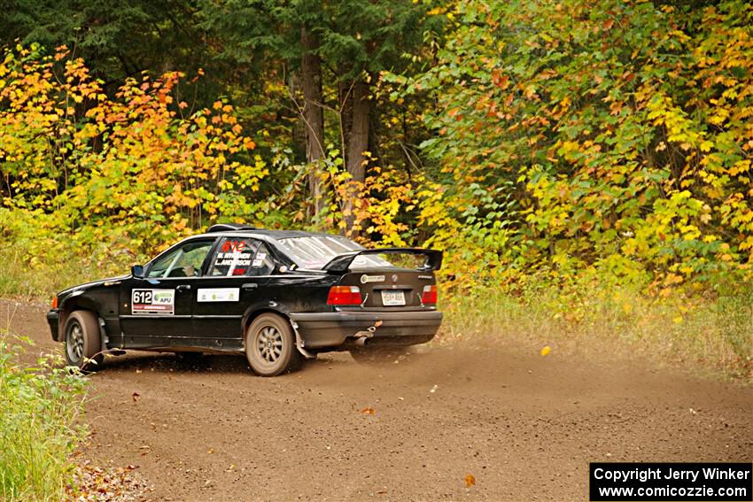 Matt Nykanen / Lars Anderson BMW 328i on SS2, Bob Lake I.