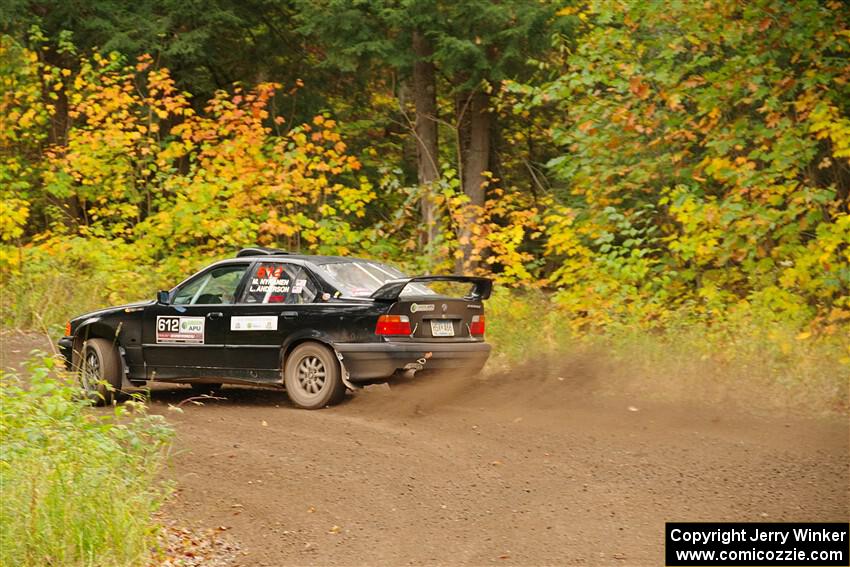 Matt Nykanen / Lars Anderson BMW 328i on SS2, Bob Lake I.