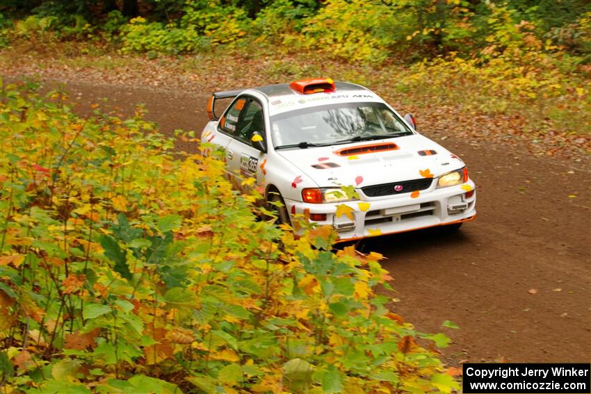 Richard Donovan / Greg Donovan Subaru Impreza on SS2, Bob Lake I.