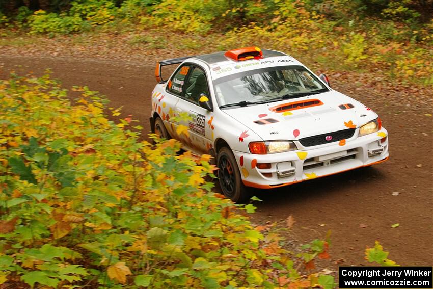 Richard Donovan / Greg Donovan Subaru Impreza on SS2, Bob Lake I.