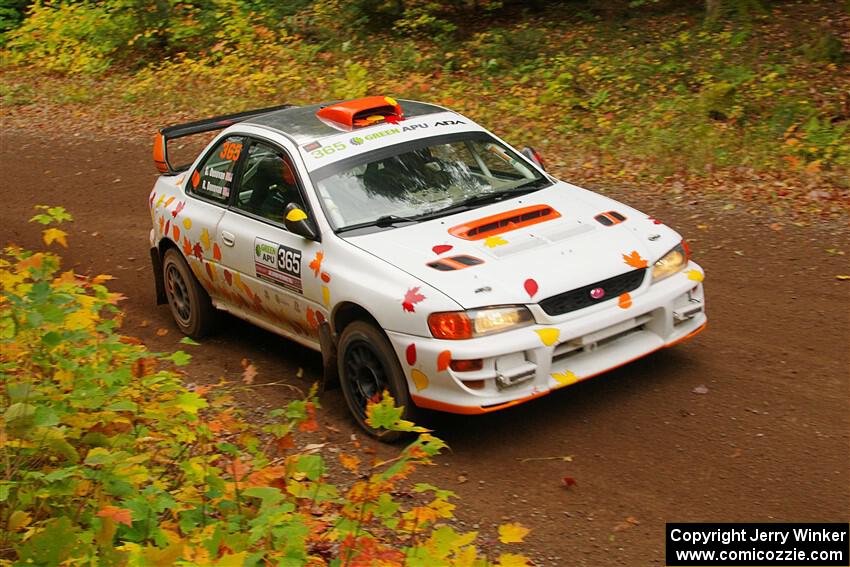 Richard Donovan / Greg Donovan Subaru Impreza on SS2, Bob Lake I.