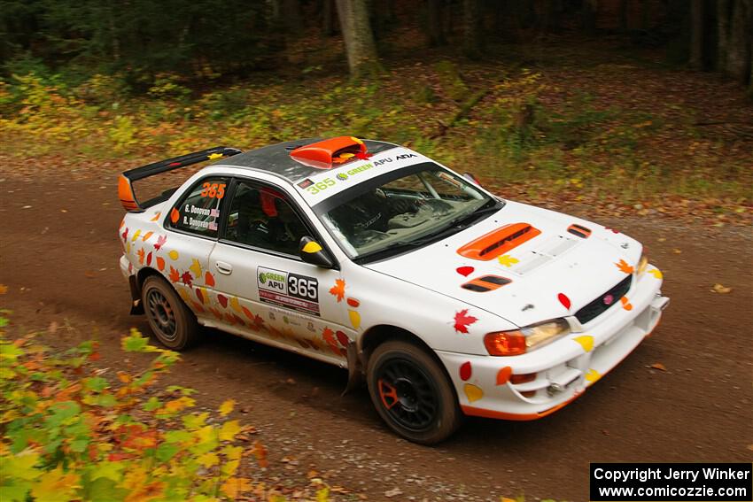 Richard Donovan / Greg Donovan Subaru Impreza on SS2, Bob Lake I.