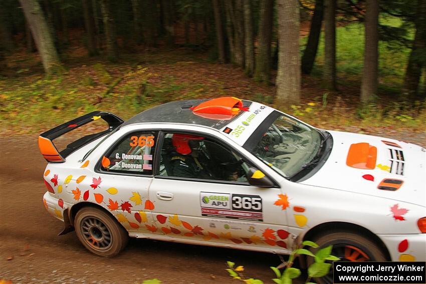 Richard Donovan / Greg Donovan Subaru Impreza on SS2, Bob Lake I.