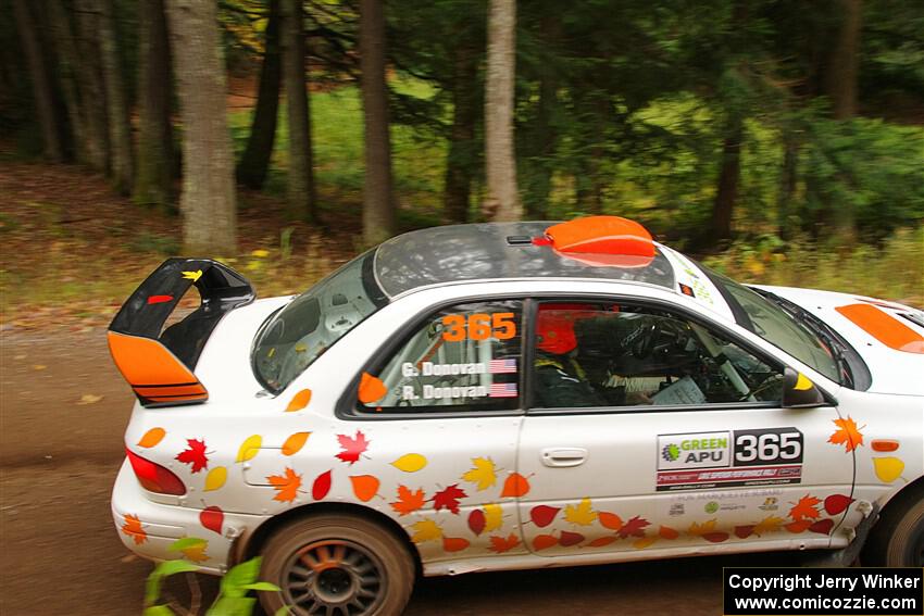 Richard Donovan / Greg Donovan Subaru Impreza on SS2, Bob Lake I.