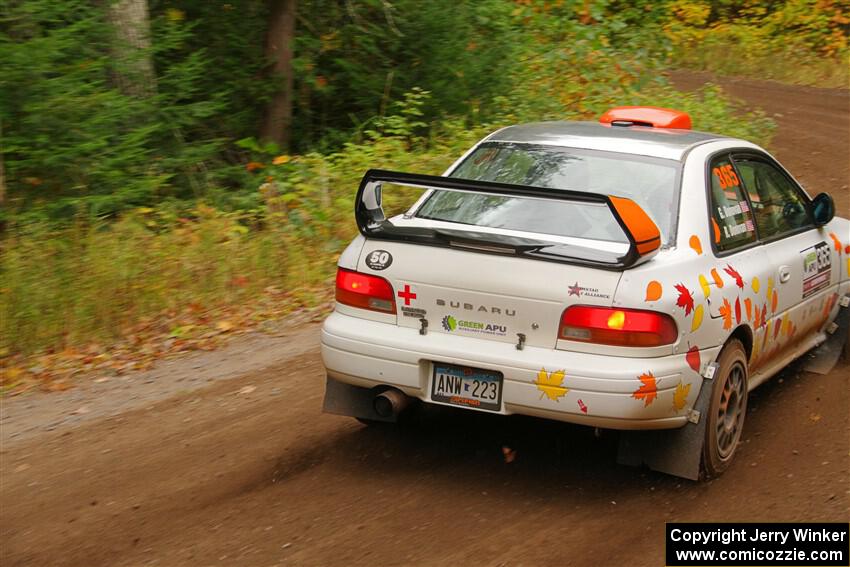 Richard Donovan / Greg Donovan Subaru Impreza on SS2, Bob Lake I.