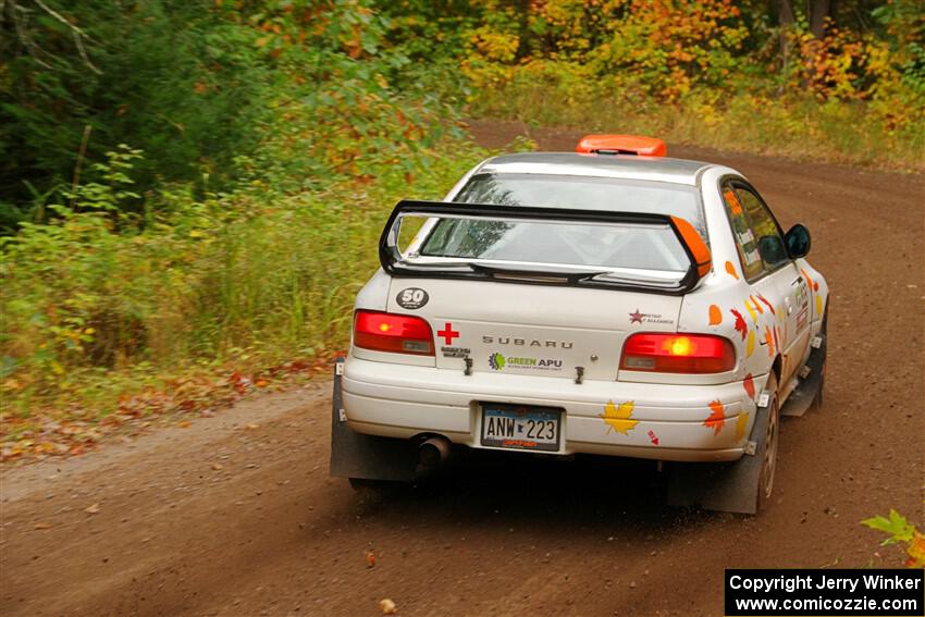 Richard Donovan / Greg Donovan Subaru Impreza on SS2, Bob Lake I.