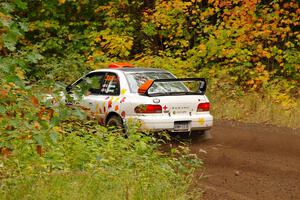 Richard Donovan / Greg Donovan Subaru Impreza on SS2, Bob Lake I.