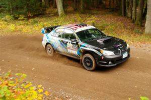 Matt James / Jackie James Subaru Impreza on SS2, Bob Lake I.