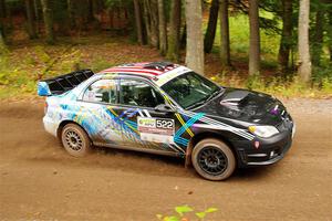 Matt James / Jackie James Subaru Impreza on SS2, Bob Lake I.