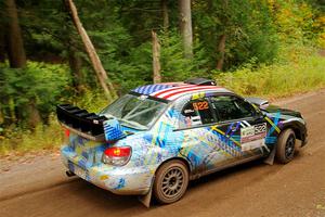 Matt James / Jackie James Subaru Impreza on SS2, Bob Lake I.